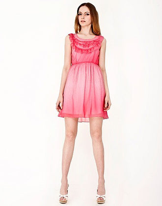 Empire Tiered Frill Dress (2)