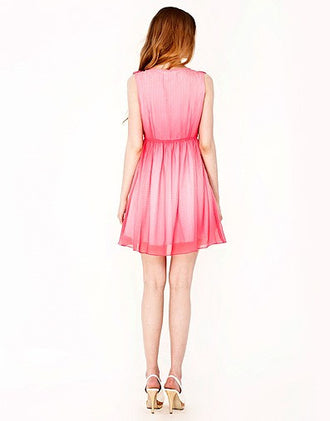 Empire Tiered Frill Dress (3)