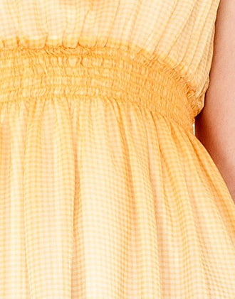 Omber Checked Chiffon Dress (6)