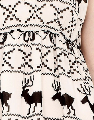 Sleeve Sheared Waist Dress (7)