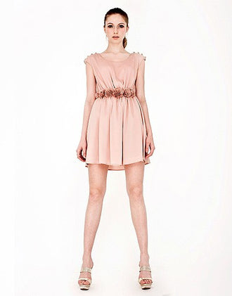 Flower Embellished Dress (1)